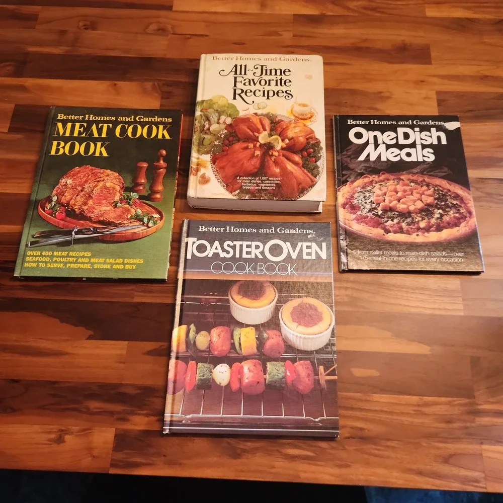VTG Better Homes and Gardens Cook Book Lot of 4